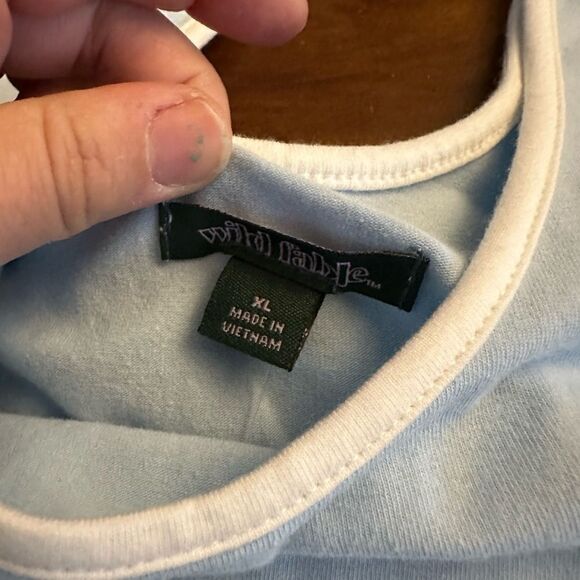 Wild Fable Blue White Athletic Stripe Bodysuit NWT Size XL or XXL - Picture 7 of 11